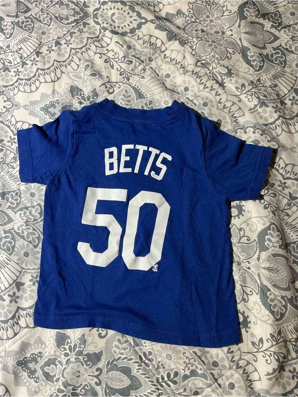 Nike Royal Blue Dodgers Logo Tee